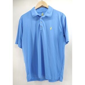 Johnnie O Prep-Formance Polo Mens Large Blue Golf Shirt